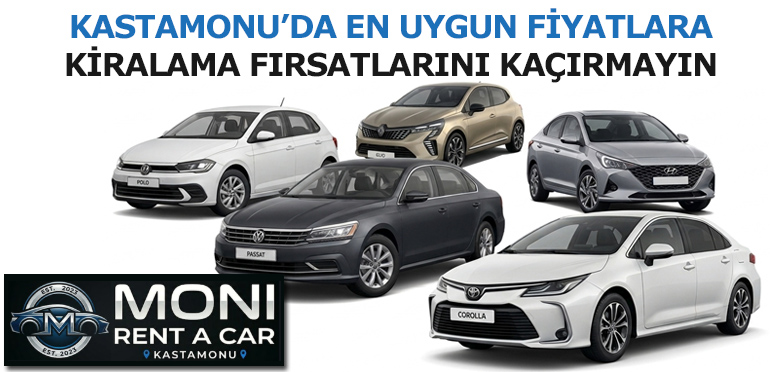 kastamonu oto kiralama